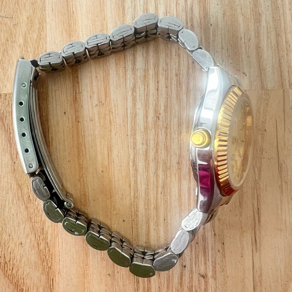 Citizen Quartz ladies two toned presidential style dress watch NEW BATTERY - Picture 9 of 12